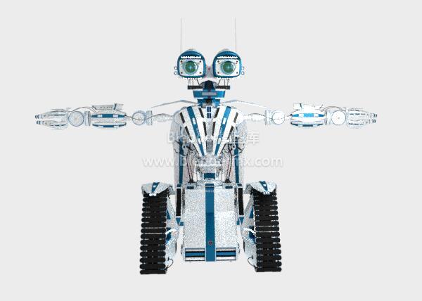 蓝白机器人WALL-E瓦力