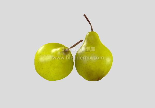 两只梨子