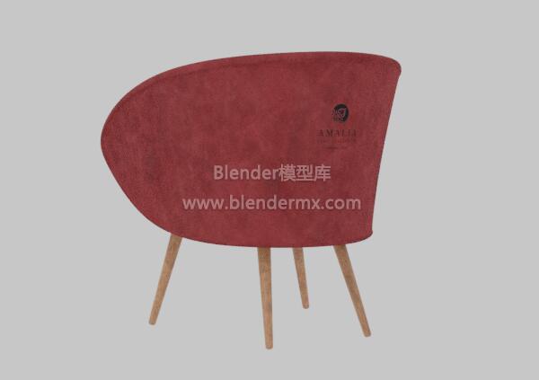 红色ALVA沙发椅子