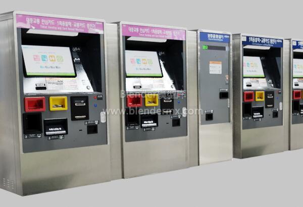 韩国地铁自动售票机