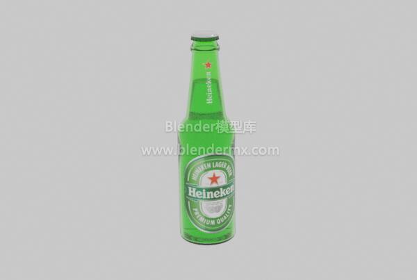 喜力heineken啤酒瓶