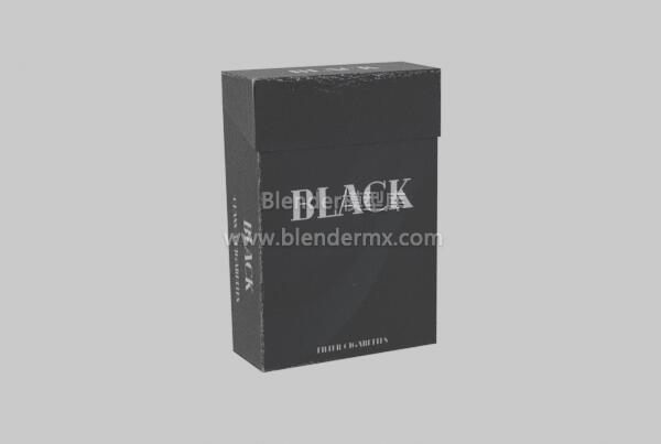 黑色香烟盒