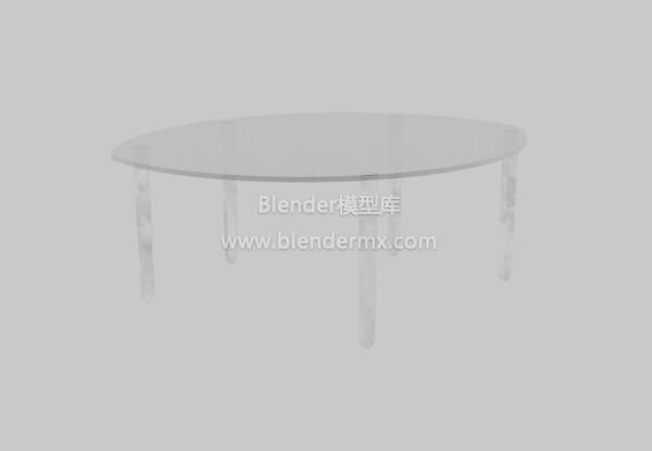 椭圆桌子玻璃咖啡桌