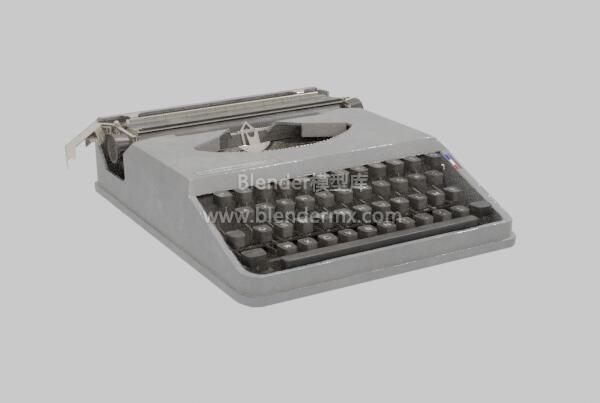 灰色爱马仕Hermes便携式打字机
