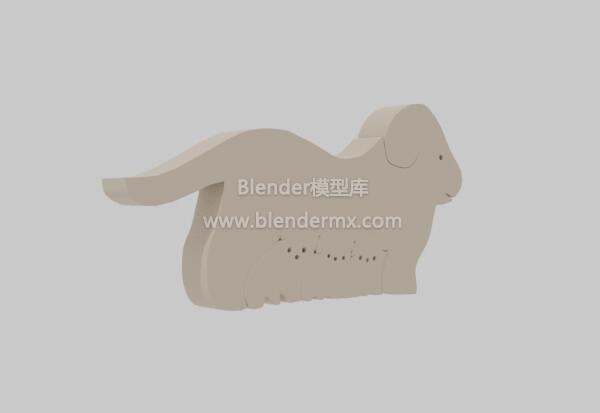 木狗狗玩具木俑