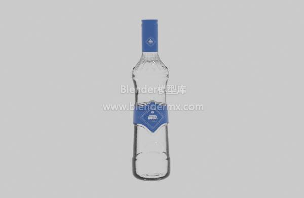 伏特加玻璃酒瓶