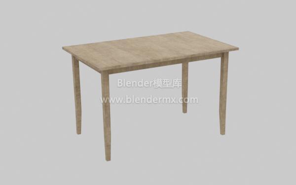 简洁木桌子