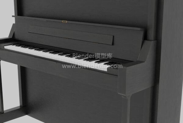 黑色立式钢琴