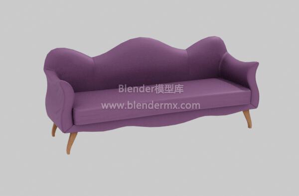 紫色Bonaparte沙发