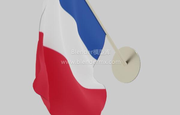 墙壁法国国旗
