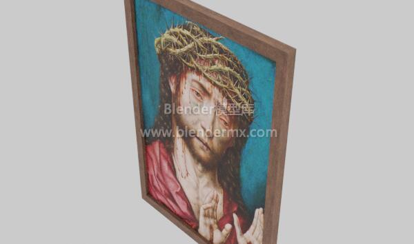 1455《Christ Man of Sorrows》油画画框