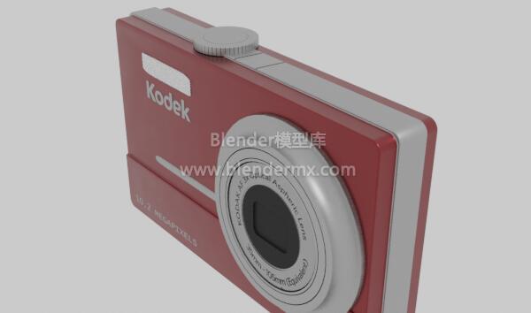 红色数码照相机