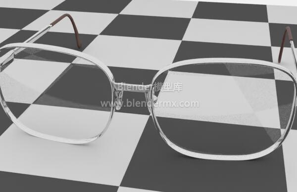 金属框眼镜