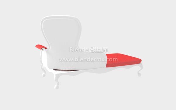 红色Diwan沙发