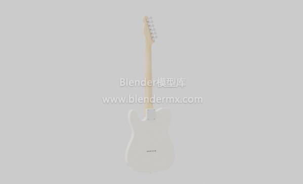 白色Fender电吉他