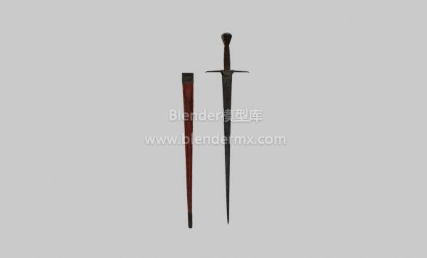中世纪长剑剑鞘