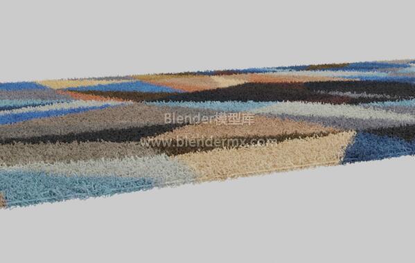 抽象彩色地毯