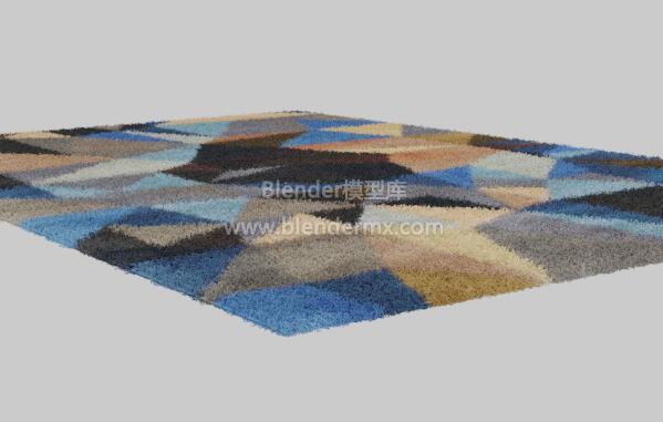 抽象彩色地毯