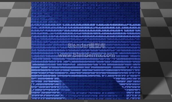 程序性蓝色科幻硬表面墙壁外壳地板