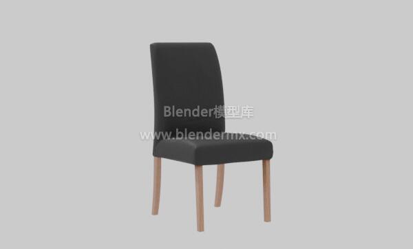 黑色皮革餐椅椅子