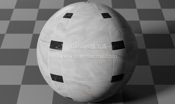黑白矩形大理石地板瓷砖