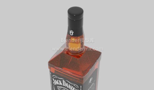 瓶装杰克丹尼(Jack Daniels)威士忌酒