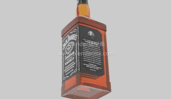 瓶装杰克丹尼(Jack Daniels)威士忌酒