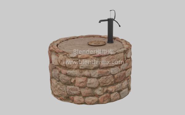 石砌压水井