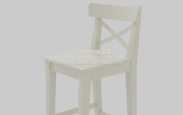 白色高脚凳子椅子