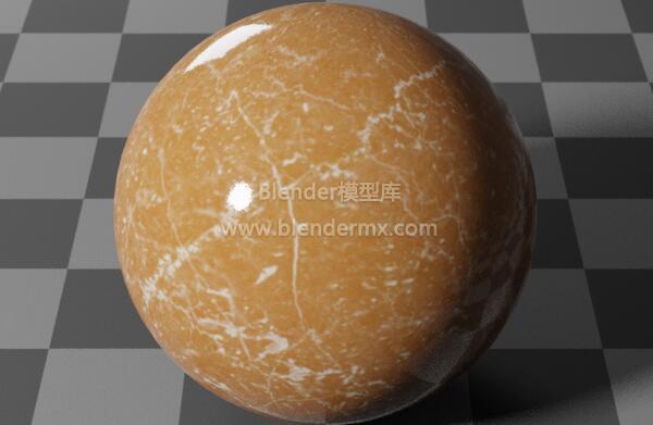 橙色大理石石头
