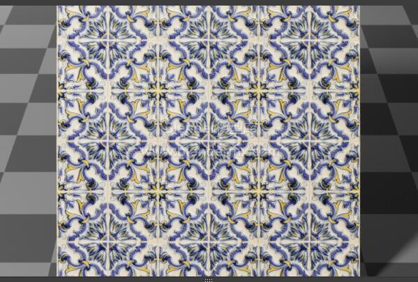 蓝纹墨西哥地板砖瓷砖