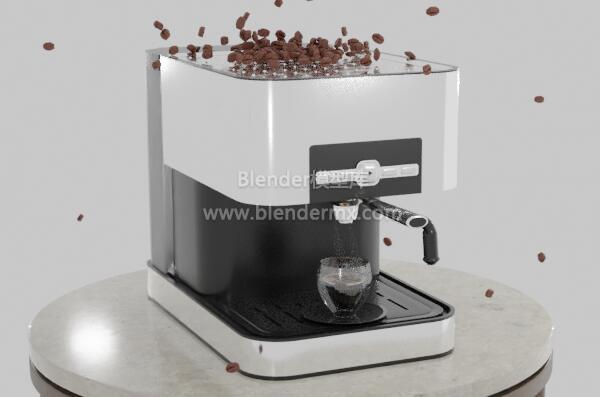 咖啡机咖啡豆(动画)