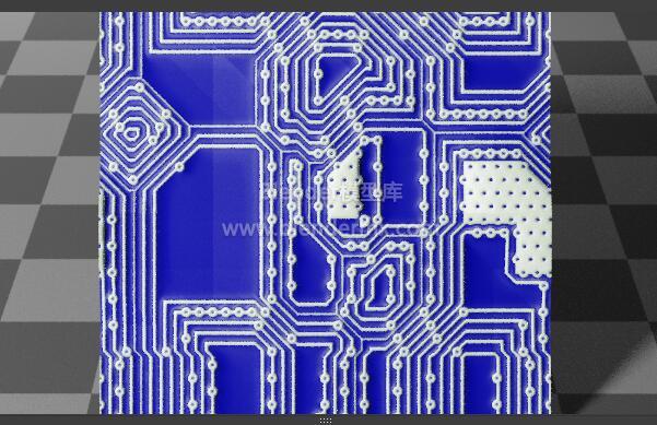 蓝色PCB电路板
