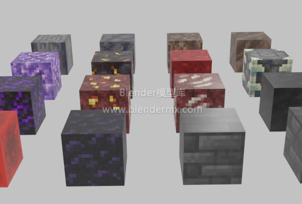 我的世界minecraft矿物方块