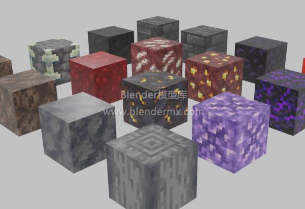 我的世界minecraft矿物方块