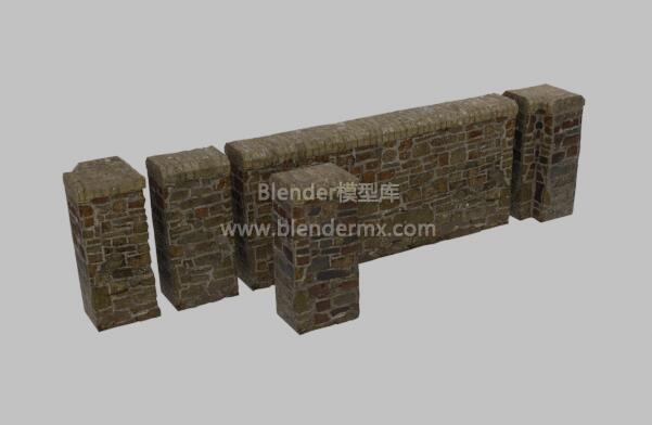 石砌墙壁围墙
