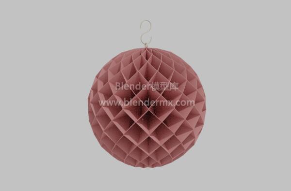节日装饰用折纸装饰球彩球