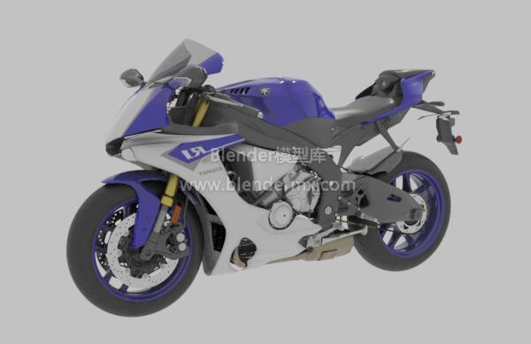 RIG雅马哈YZF-R1摩托车(动画)