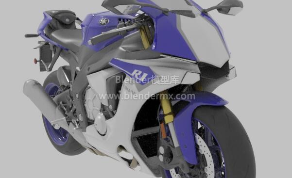 RIG雅马哈YZF-R1摩托车(动画)