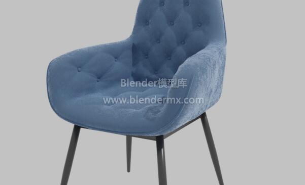 蓝色Milano椅子