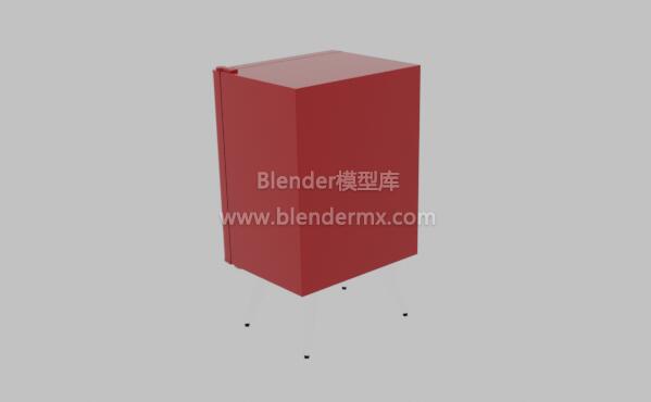 老式立脚冰箱