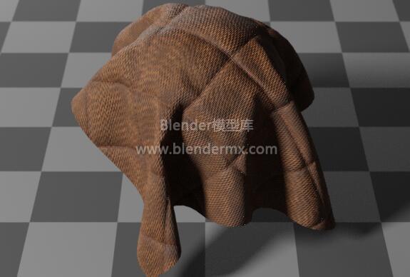 棕色格子面料布料编织物棉布麻布