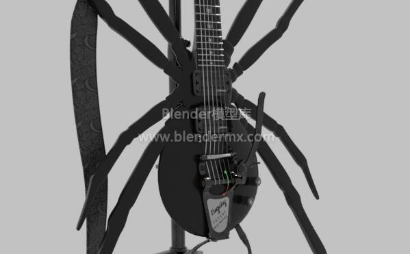 黑色Joboline蜘蛛电吉他