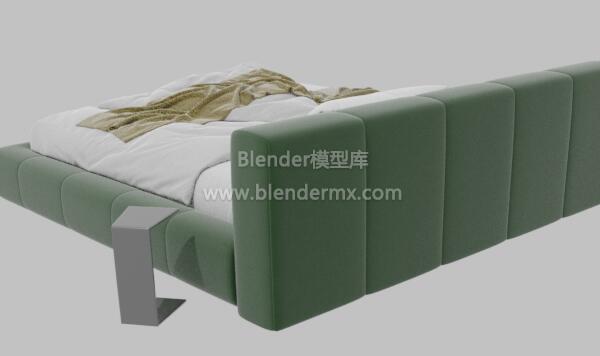 绿色Italia Pixel双人床床铺