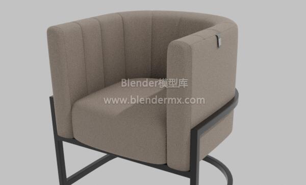 灰色Tufted包围椅子沙发