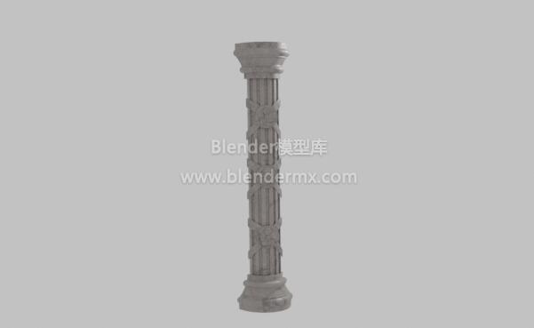 墙壁罗马柱柱子