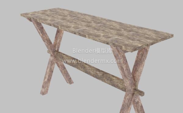 实木长条桌子