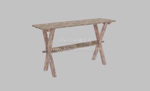 实木长条桌子